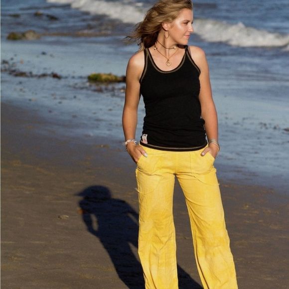 Teal Marcel Hemp Pants - Picture 3 of 11